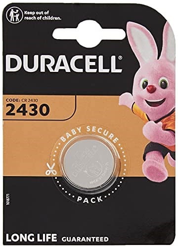 Duracell Özel 2430 Lityum Düğme Pil 3V (CR2430), 1'li Paket, Anahtarlıklar, tartılar, giyilebilen eşyalar ve tıbbi cihazlarda kullanım için uygundur.
