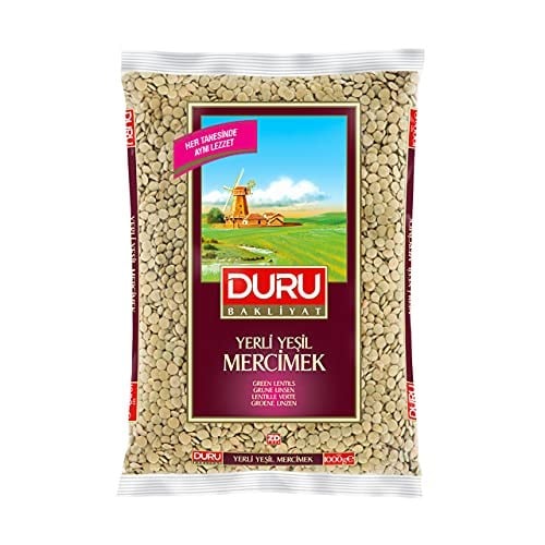 Duru Bakliyat Yeşil Mercimek,1000 Gr
