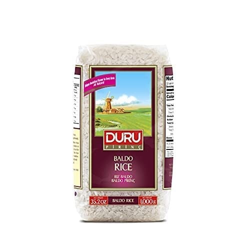 Duru Baldo Pirinç 1000 g - Gönen Bölgesi Mahsulü, İri Taneli ve Yerli Üretim Pilavlık Pirinç