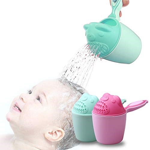 Durulama Şampuan Durulama Bebek Durulama Kupası Bebek Banyo Durulama Saç Kabı Bebek Gözlerini Korumak için Yıkayın (Yeşil)