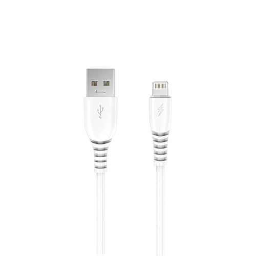 DVIP 27W UsbA to Lightning Data ve Hızlı Şarj Kablosu Beyaz Y100A27W