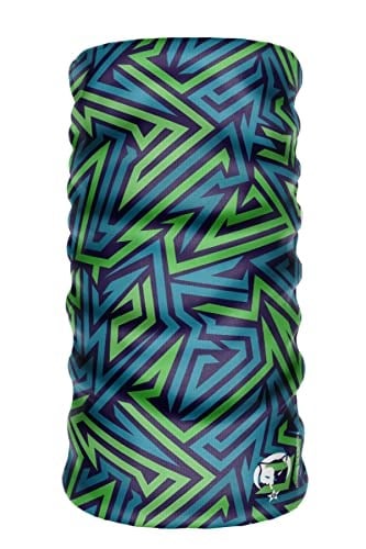e taktik Extreme Dijital Desing Seamless +UV Mavi Renkli Desenli Boyunluk Bandana Buff Saç Bandı Maske Balaklava Toka