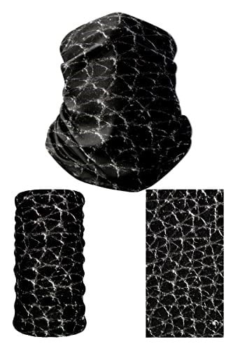 e taktik Multifunctional Black Cracks Seamless Knitting UV+ Neckerwear Face Mask Headband Bandana Do Rag Hairband