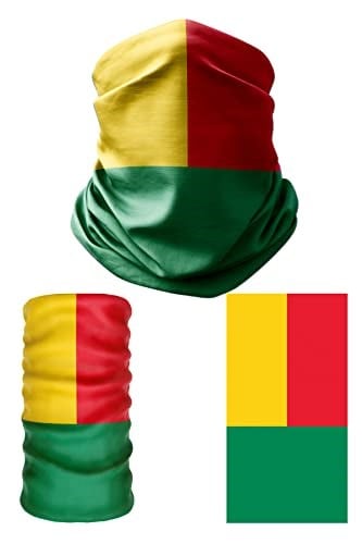 e taktik Multifunctional Flag of Benin Seamless UV+Face Mask Headband Bandana Do Rag Hairband