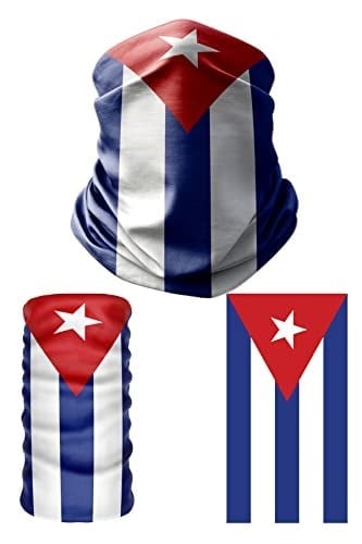 e taktik Multifunctional Flag of Cuba Seamless UV+Face Mask Headband Bandana Do Rag Hairband