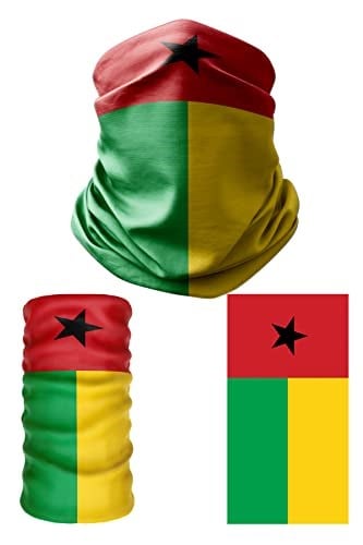 e taktik Multifunctional Flag of Guinea Bissau Seamless UV+Face Mask Headband Bandana Do Rag Hairband