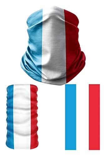 e taktik Multifunctional Flag of Luxemburg Seamless UV+Face Mask Headband Bandana Do Rag Hairband