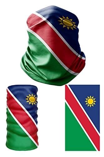 e taktik Multifunctional Flag of Namibia Seamless UV+Face Mask Headband Bandana Do Rag Hairband