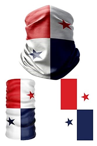 e taktik Multifunctional Flag of Panama Seamless UV+Face Mask Headband Bandana Do Rag Hairband