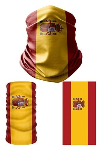 e taktik Multifunctional Flag of Spain Seamless UV+Face Mask Headband Bandana Do Rag Hairband