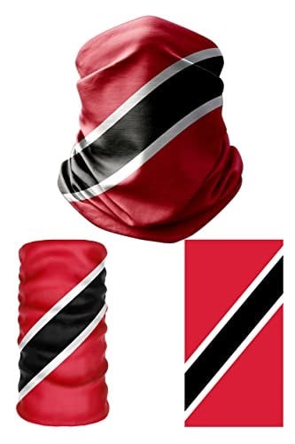 e taktik Multifunctional Flag of Trinidad and Tobago Seamless UV+Face Mask Headband Bandana Do Rag Hairband