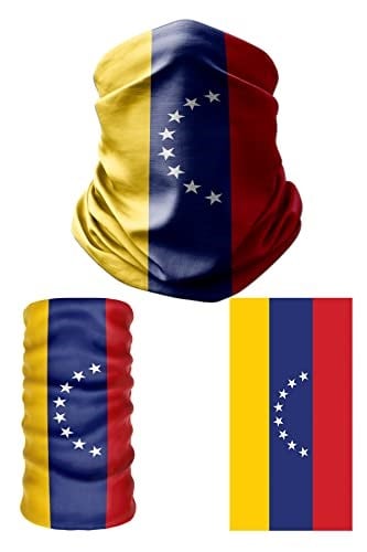 e taktik Multifunctional Flag of Venezuela Seamless UV+Face Mask Headband Bandana Do Rag Hairband