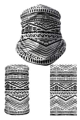e taktik Multifunctional Flat Zigzag Mandala Seamless Knitting UV+ Neckerwear Face Mask Headband Bandana Do Rag Hairband