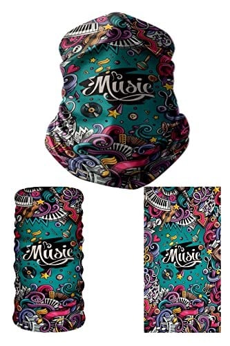 e taktik Multifunctional Music Festival Seamless Knitting UV+ Neckerwear Face Mask Headband Bandana Do Rag Hairband