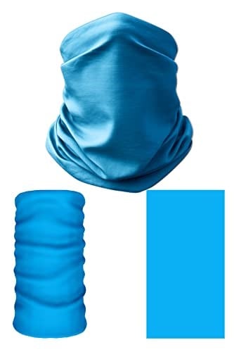 e taktik Multifunctional One Colour Light Blue Seamless Knitting UV+ Neckerwear Face Mask Headband Bandana Do Rag Hairband
