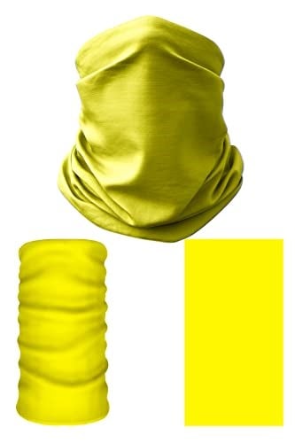 e taktik Multifunctional One Colour Yellow Seamless Knitting UV+ Neckerwear Face Mask Headband Bandana Do Rag Hairband