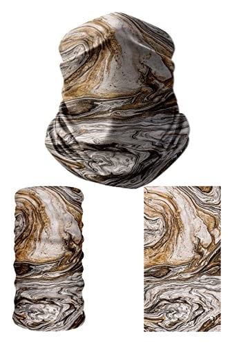 e taktik Multifunctional Silvery Brown Paint Seamless Knitting UV+ Neckerwear Face Mask Headband Bandana Do Rag Hairband