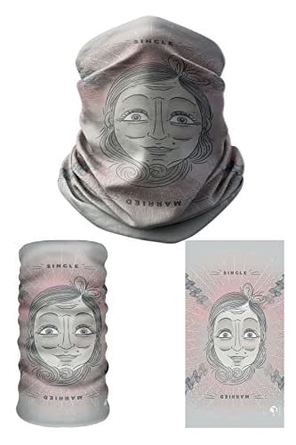 e taktik Multifunctional Two Sentient Women Face Seamless Knitting UV+ Neckerwear Face Mask Headband Bandana Do Rag Hairband