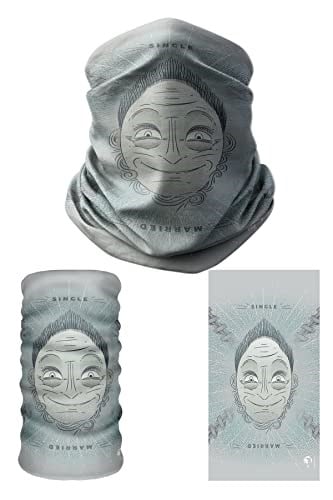 e taktik Multifunctional Two Sentient Man Seamless Knitting UV+ Neckerwear Face Mask Headband Bandana Do Rag Hairband