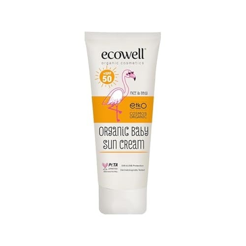 Ecowell SPF 50 Organik Bebek Güneş Kremi (110 g)