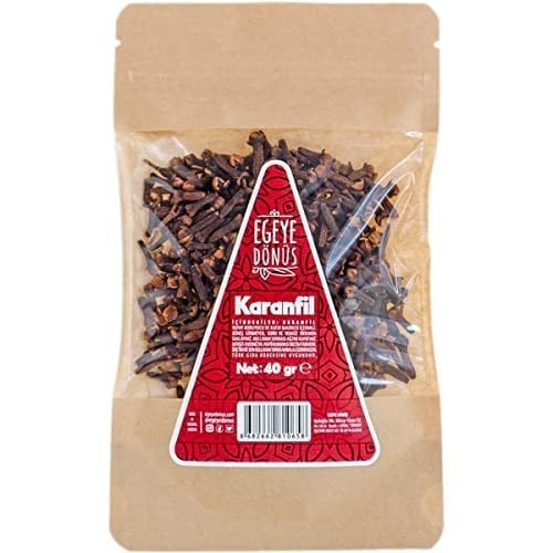 EGEYE DÖNÜŞ Karanfil Tane - (Bitki Çayı - Baharat - İri Taneli Lüx Karanfil) - 40 Gr. (1. Kalite)