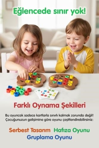 Eğitici Şekil oyuncağı Ayı Geometrik Şekil parça yerleştirmeli zeka Oyuncak