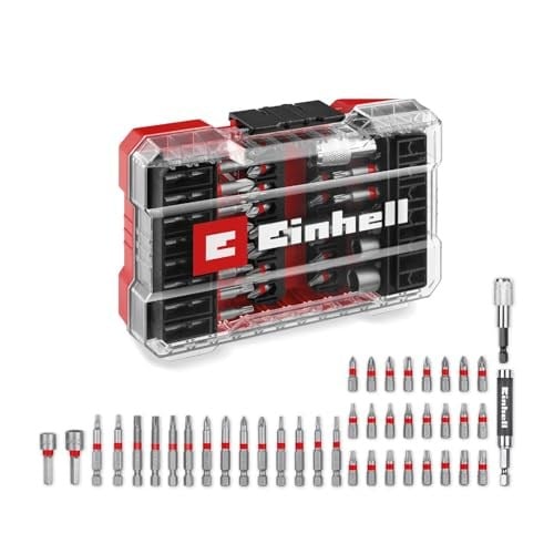 Einhell Orijinal M-CASE 42 Parça Uç Seti (25 mm uçlar, 50 mm uçlar, manyetik tutucu, lokma uç, hızlı değiştirilebilir uç tutucu, saklama kutusu dahil) - 49118953