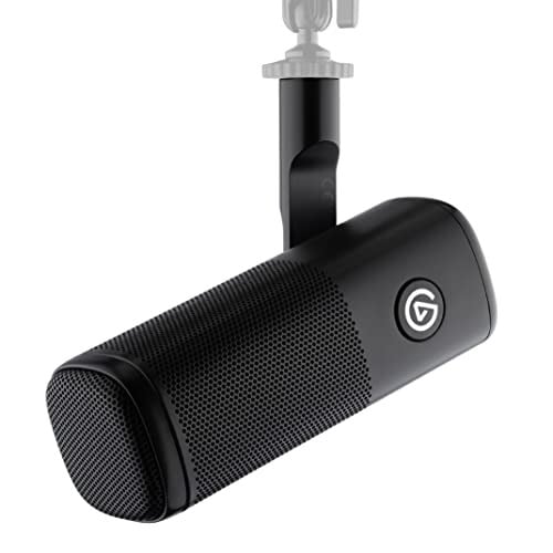 Elgato Wave DX – Dinamik XLR mikro, böbrek şeklinde yön karakteristiği, arka plan gürültüsünü bastırır, podcasting, yayın, güçlendirici gerekmez, her arayüz için, Mac/PC için