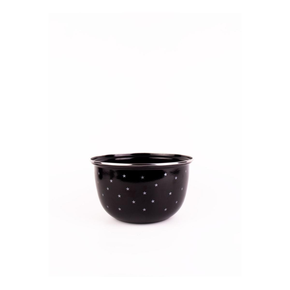 Emaylab Star Emaye Yıldız Desenli Karıştırma Kabı 24cm - 4lt (ocakta-firinda Kullanilabilir)