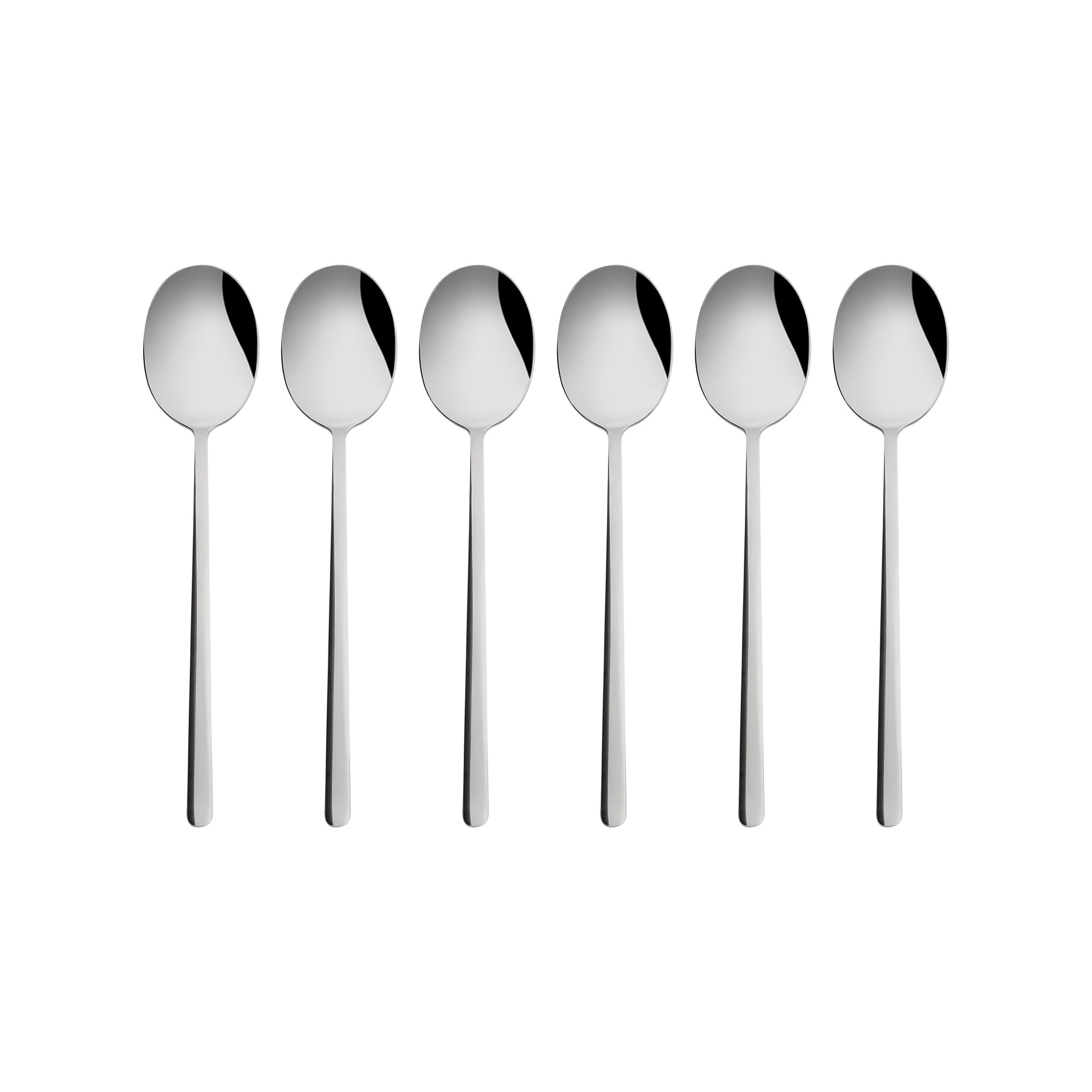 Emsan Bead 6'lı Çay Kaşığı Seti Platin