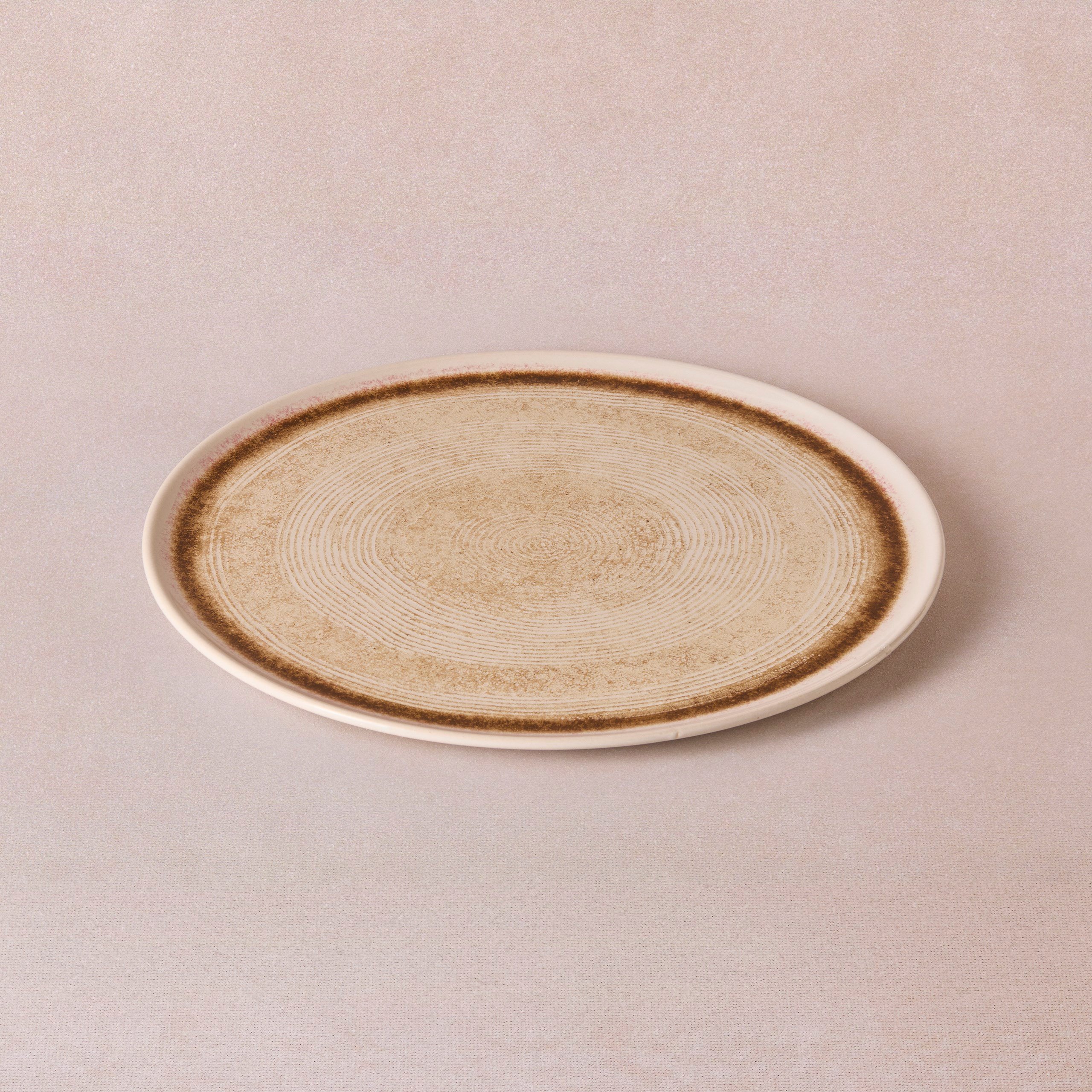 Emsan Ephesus Bej Pizza Tabağı 32 cm