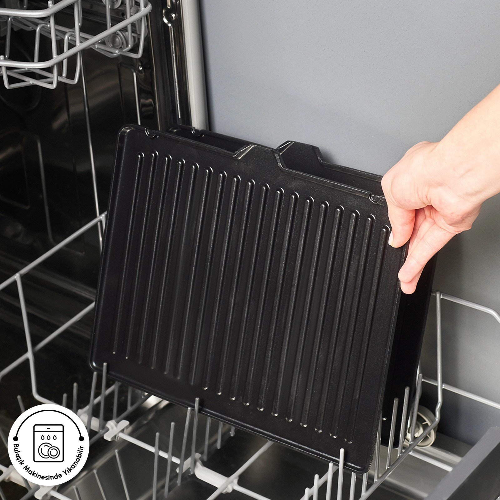 Emsan Press 4 Dilim Kapasiteli Izgara ve Tost Makinesi Inox 2000W