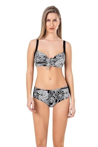 Endeep Kadın Çiçek Desenli Destekli Bikini Takımı
