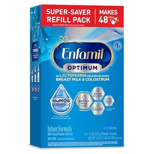 Enfamil Bağışıklık Destekleyici Laktoferrin, Beyin Geliştirme DHA, 1 Formülde 5 Besin Avantajı, Anne Sütüne En Yakın Formülümüz, GDO'suz, Toz Doldurma Kutusu, 850 g