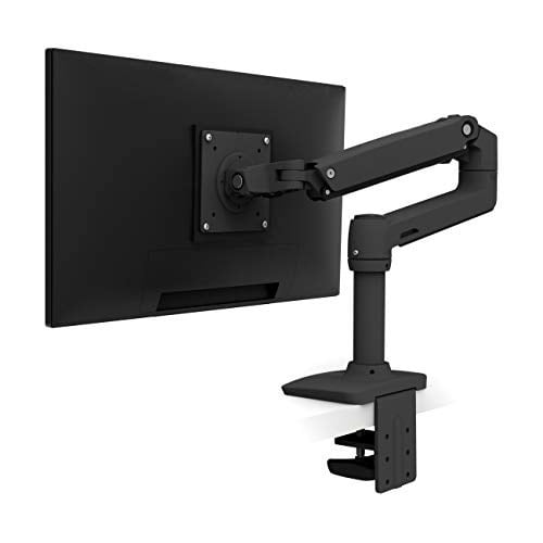 Ergotron - LX Siyah Masa Monitör Kolu, Patentli Sabit Kuvvet Teknolojisine sahip Monitör Montajı, VESA Standardı ile 34 inçe  - Seçenekler: 40 inches, Side by Side, Standart, hohe Säule, 1 monitör....