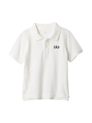 Erkek Bebek Gap Logo Polo Yaka T-Shirt Krem