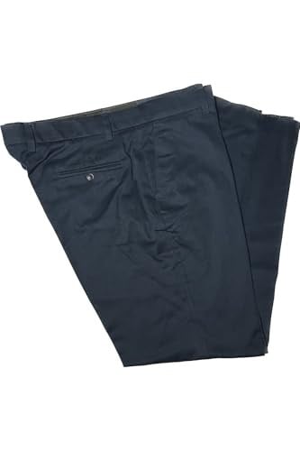 Erkek Büyük Beden Siyah Keten Pantolon-1