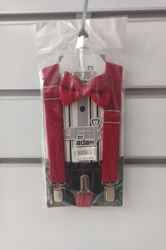 Erkek Çocuk Bordo Papyon Askı Takımı, M Beden