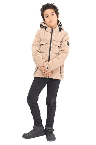 Erkek Çocuk Mont 51230B BEJ 14 YAŞ