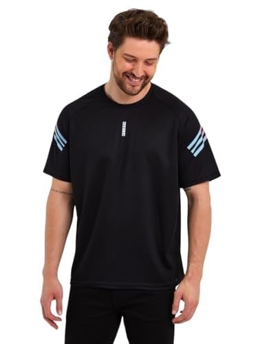 Erkek Nem Emici Hızlı Kuruma Atletik Teknik Performans Spor T-shirt