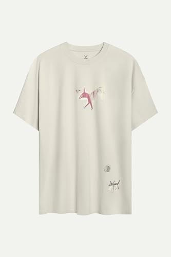 Erkek Oversize Tasarım T-Shirt - Felmor