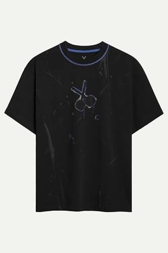 Erkek Oversize Urban Tasarım T-Shirt - Caose
