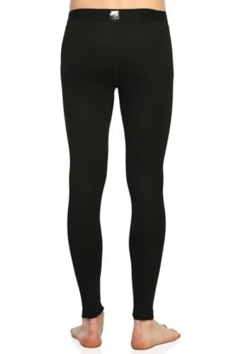 Erkek Siyah Termal Tayt İçlik,%60 Polyester,%35 Viskon,%5 Elastan Termal Tayt İçlik - Bedenler: S, M, L, XL, XXL
