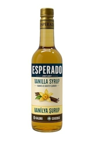 ESPERADO Şekersiz (Sugar Free) Vanilyalı Aromalı Kahve & Kokteyl Şurubu - 750 ml-