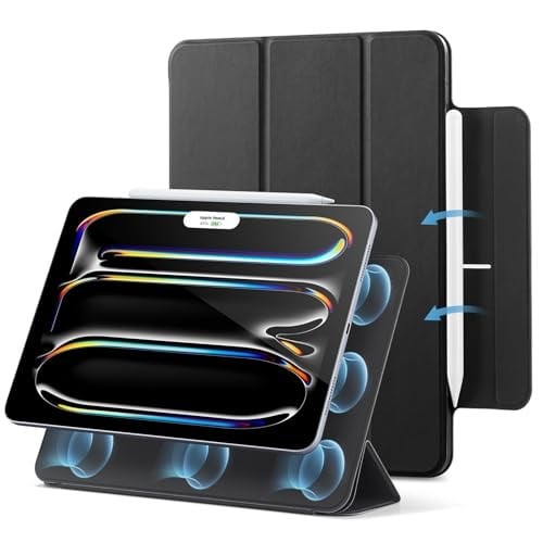 ESR iPad Pro 13 2024 için Kılıf Manyetik, Siyah
