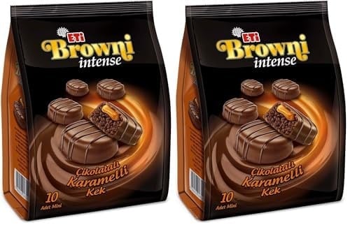 Eti Browni Intense Mini Karamelli Kek 160 g 2li paket
