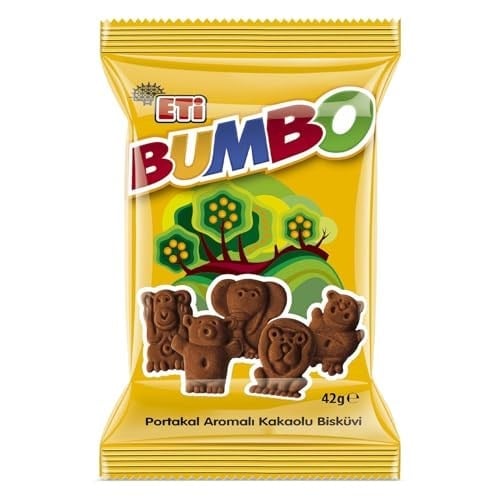 Eti Bumbo Portakal Aromalı Kakaolu Bisküvi 42 g x 24 Adet