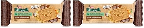 Eti Burçak Bisküvi Şekeri Meyvelerden 50 gr (2 paketi)
