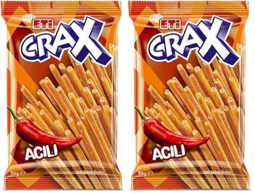 Eti Crax Acılı Kraker 50 g (2 paketi)