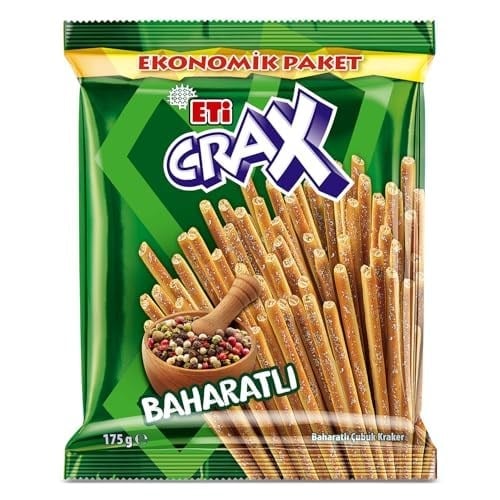 Eti Crax Baharatlı Çubuk Kraker 175 g